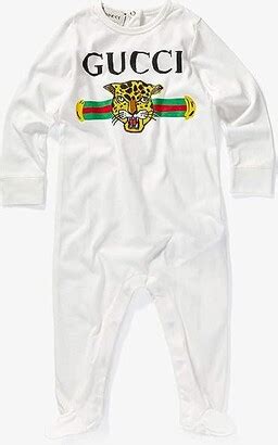 gucci newborn girl shoes|Gucci baby jumpsuit.